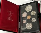 1974 Canadian 7 Coin Proof Like Specimen Set    500 Fine Silver Dollar - W coa