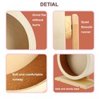 Antiai Hamster Wooden Silent Wheel  Small Animal Exercise Wheel Accessories  Qui