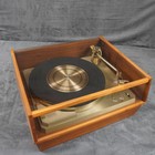 Empire 698 Turntable Record Player Wood Base Made In Usa Partial Functionality