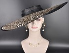 Wide Brim Sinamay Hat  Derby Hat  Ascot Hat  Church Hat  Wedding Hat race Day