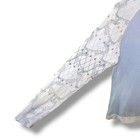 Nike Golf Sweater Womens Sm Light Blue Paisley Sleeve V-neck Dri Fit Outdoors