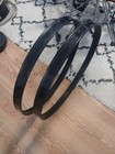 22  Black Metal Bass Drum Hoops