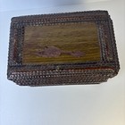 Antique Tramp Art Sewing Box