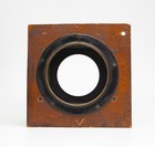 6x6  Wooden Lens Board With Working Packard Shutter   87mm Lens Flange Mount