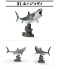 Bandai Gashapon Mini Collection Figure Shark Great White Shark Import Japan
