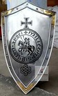 28  Medieval Shield Steel Warrior Knight Battle Armor Templar Shield Armor