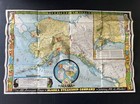 1936 Alaska Steamship Company Map Of Alaska Territory Frank Mccoffrey Original