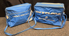 Vtg 70 s Blue Pan Am Intrav One Shoulder Carry On Bag W  Adjustable Strap