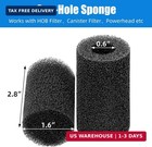 12-pack Pre-filter Sponge For Aquarium Shrimp Fry Fish Tank Filter Intake 0 6   