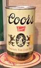 1965 Last Steel Coors Fan Pull Tab Beer Can Golden Colorado Sold In Tx Empty