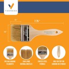 96 Pack - 2 5  Chip Brushes For Paints  Stains  Varnishes  Glues   Gesso