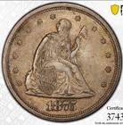 1875-s Twenty Cent Piece     Pcgs Ms63 Cac     Original Surfaces 