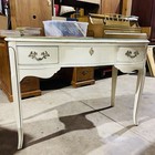 Vintage French Provincial Ladies Vanity Makeup Table