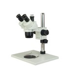 Trinocular 10x-30x Stereo Microscope On Large Metal Table Stand