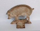 Vintage Cast Iron Pig Door Stop