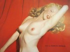 Vintage Ephemera 1953 Nude Marilyn Monroe Pin-up Photo Calendar