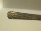 Vintage Floral Design Wm Rogers Oneida Silver Plated  Iced Tea Spoon 7 5  Long 
