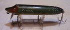 111924 Vintage Heddon  Vamp Wood Lure 4-3 8 Glass Eyes