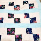 Handmade Baby Quilt Patchwork Quilted Cottons Crib Blanket Multicolor Cottagecor