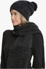Barefoot Dreams Cozychic Pom Pom Beanie Scarf Gift Set Carbon Black Soft Cozy