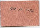 Vintage 1982 Knoxville World s Fair Exposition Used Ticket Sunsphere Tennessee
