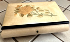 San Francisco Music Box Giglio Asla Inlaid Wooden Jewelry W  Key Sorrento Italy
