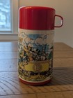 Vintage Disneyana 1979 Disney Express Aladdin Thermos For Metal Lunchbox
