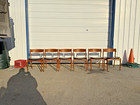 Set Of 6 Mid-century Dining Chairs Danish Modern Erik Buch Teak Dining Chairs
