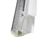 1 2 id Adjustable Silver Wire Heat Shield For Car   Auto Wire Loom Line Cable 