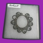 Genuine Ancient Roman Celtic Twisted Bronze Pendent Circa 100 Ad - 300 Ad