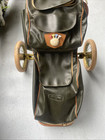 Vintage Dunlop 37 Golf Bag And Pull Buggy  Very Rare