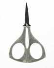 Antique Art Nouveau William B  Kerr Co   4100 Sterling Silver Sewing Scissors
