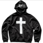 Zero Skateboards Thomas God So Loved Hoodie - Size Large - Heavyweight Black     