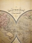 Antique World Map 1856  Original Geography  History  Very Rare  Rarity
