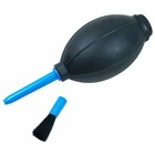 2x Large Rubber Air Blower - Dust Cleaner With Brush For Camera Lens Ccd Watch