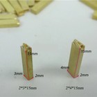 Brass Letters Mold 2x3 4x15mm Dy-8 Coding Machine Characters Hot Foil Stamping