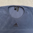 Adidas Team Issue Crew Neck Sweatshirt Men s 2xl Blue Pullover Center Logo