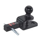 864031 3 In 1 Atv utv Trailer Hitch Towing Ball Mount With 1-1 4 Inch Receiver