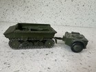 Vtg Dinky Toys Military Chain Drive Troop Transport W  161b Anti Air