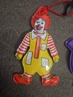 Lot 3 Mcdonald   s Vinyl  Plastic Ornaments Ronald Hamburglar Grimace 1983