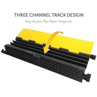 Pyle Cable Protector Cover Ramp - Cord wire Safety Concealment Track
