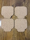 John Deere Drink Coasters Set Of 4 - Model A   B Tractors 1934-1952 Cork Backed