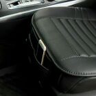 Universal Car Seat Cover Pu Leather 3d Breathable Pad Mat For Auto Chair Black
