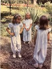 Chery Williams Girl s Bishop Jumpsuit Heirloom Pattern Size 6 Months - 5 Uncut