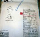  rare Vtg 1960s Dress   Jacket Vogue Designer Teal Traina Sewing Pattern 14 36