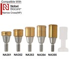 Us Locator Attachment Abutment Conical Np rp   Male Cap Inserts For Nobel Active