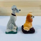 Disney Lady And The Tramp Salt And Pepper Shaker Set Ceramic Fdy16206 Limited Ed