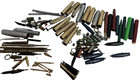 Huge 80  Piece Vtg Waterman Fountain Pen Repair Lot 14k Gold Nibs Caps
