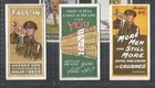 111 Yr Old Antique Full Set Of 12 Recruiting Posters Cards 1915 Ww1 Issue  al5 
