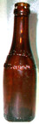 Antique Stegmaier Wilkes Barre Pa Brown Amber Glass Little Neck Pony Beer Bottle